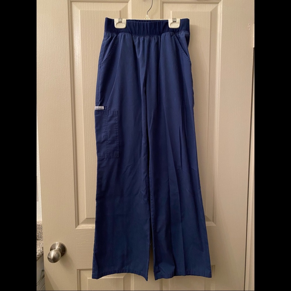 Cherokee blue-navy women’s XS scrub bottoms only